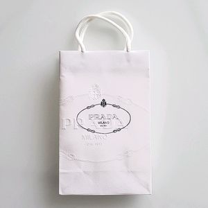 Prada paper bag